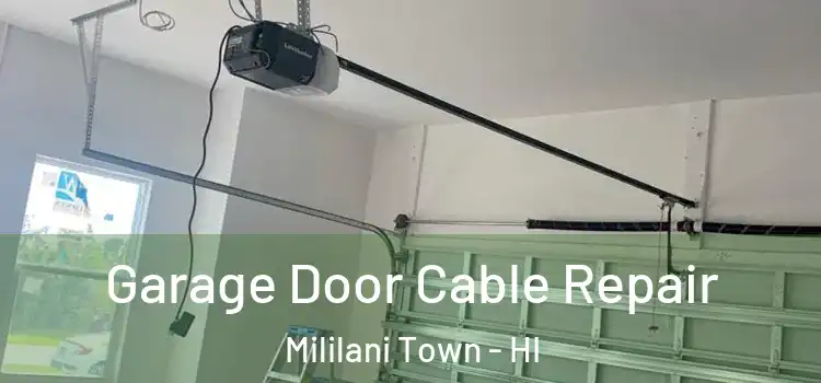  Garage Door Cable Repair Mililani Town - HI