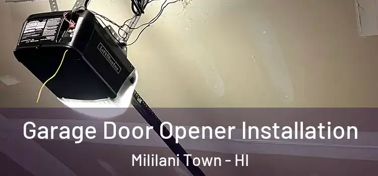  Garage Door Opener Installation Mililani Town - HI