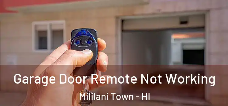  Garage Door Remote Not Working Mililani Town - HI