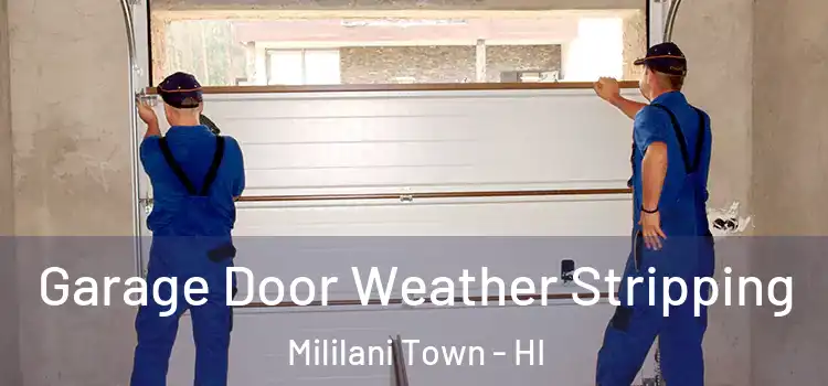  Garage Door Weather Stripping Mililani Town - HI